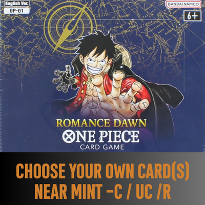One Piece TCG Romance Dawn OP-01 Card Singles - C UC R Complete your Set  Deck | eBay