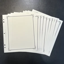 Scott Specialty National 3-hole 2-post ACC110 Border A Lot Of 10 Pages