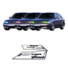 Rgb Multi Color Chs Headlight Halo Kit For Saab 9-3 99-03