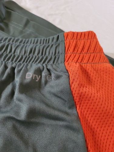 Tek Gear B&T sportliche Dry Tek Herrenshorts grün/orange Größe 4XB neu mit Etikett  - Bild 10 von 10