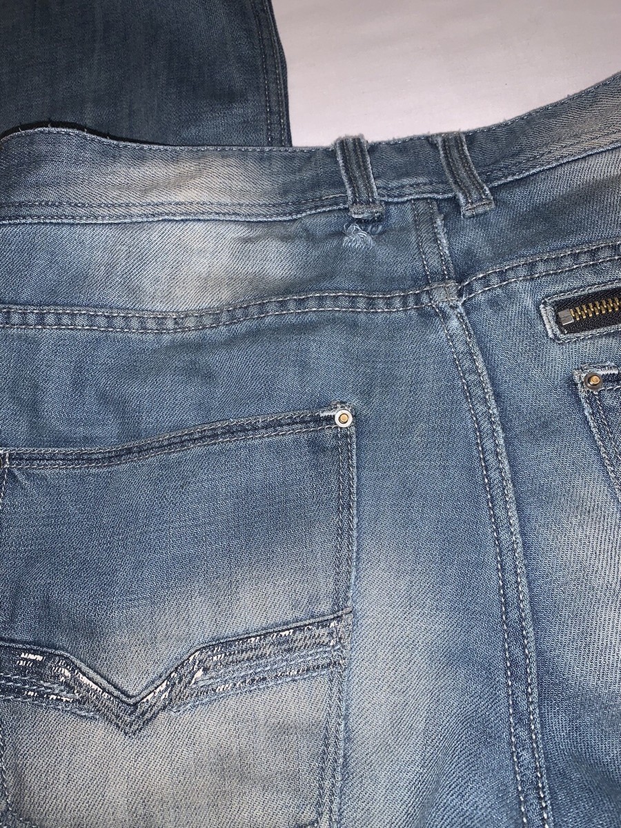 Buffalo David Bitton Men Sz 30/30 Ripped Distressed BootCut Jeans