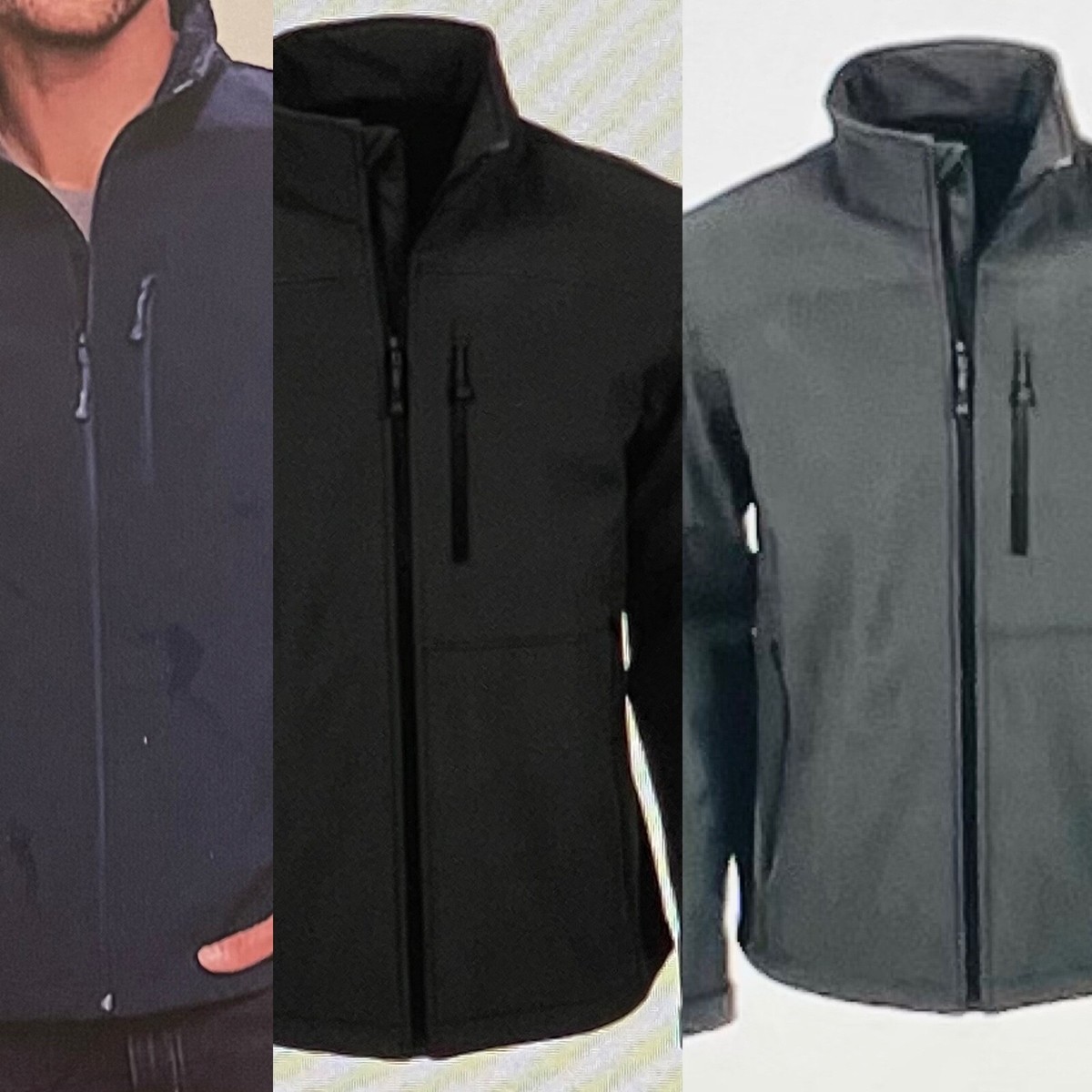 ZX Zeroxposur Men's Jacket Soft Shell Fleece Lined Full Zip ZX Zeroxposur Men's Jacket Soft Shell Fleece Lined Full Zip