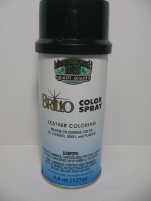 M&B BRILLO Shoe Color Spray Leather Paint Leather & Vinyl Coloring - 4.5 oz