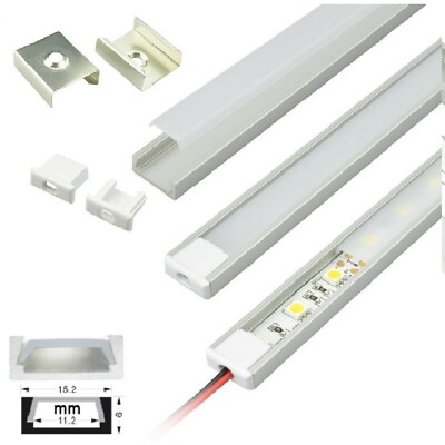 OUILA Led Sottopensile Cucina 43cm,2PCS 2500mAh Luce Led Sottopensile,4 Modalità Luce Armadio