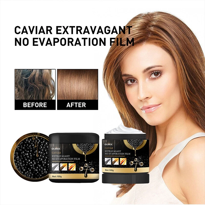Caviar Hair Mask Straightening Smoothing Repairs Hair Scalp