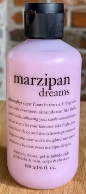 PHILOSOPHY Marzipan Dreams Shampoo Bubble Bath Shower Gel 6 Fl. Oz. NEW SEALED