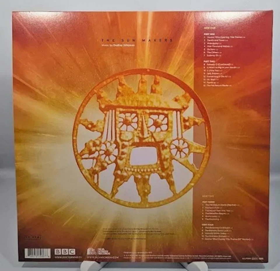 DOCTOR WHO LP The Sun Makers ORANGE VINYL Original Soundtrack TV Dudley Simpson — 第 3/4 张图片