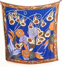 Balenciaga silk scarf fleche d'or by balenciaga