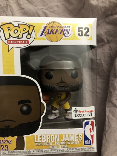 Funko Pop! #52 YELLOW  Home Jersey Los Angeles Lakers Lebron James *IN HAND