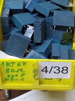 Relais 6V 1 RT 8A/250V 80 Ohms TRK3631 - Neuf, Peut Avoir De Petits Défauts