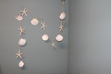 Coastal Living Beach House Seashell Garland, ...
