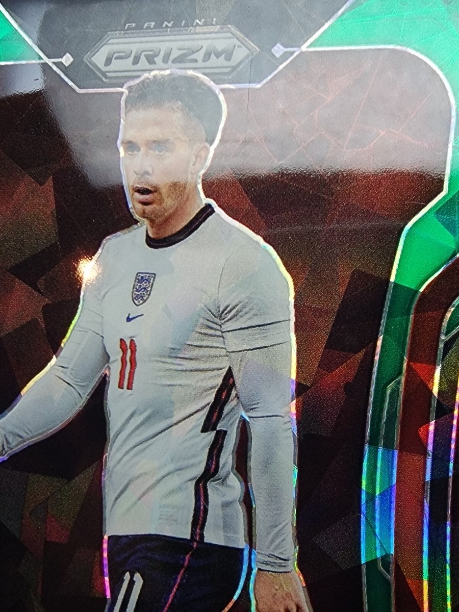 Jack Grealish 2022 FIFA World Cup #87 Panini Rewards Green Ice