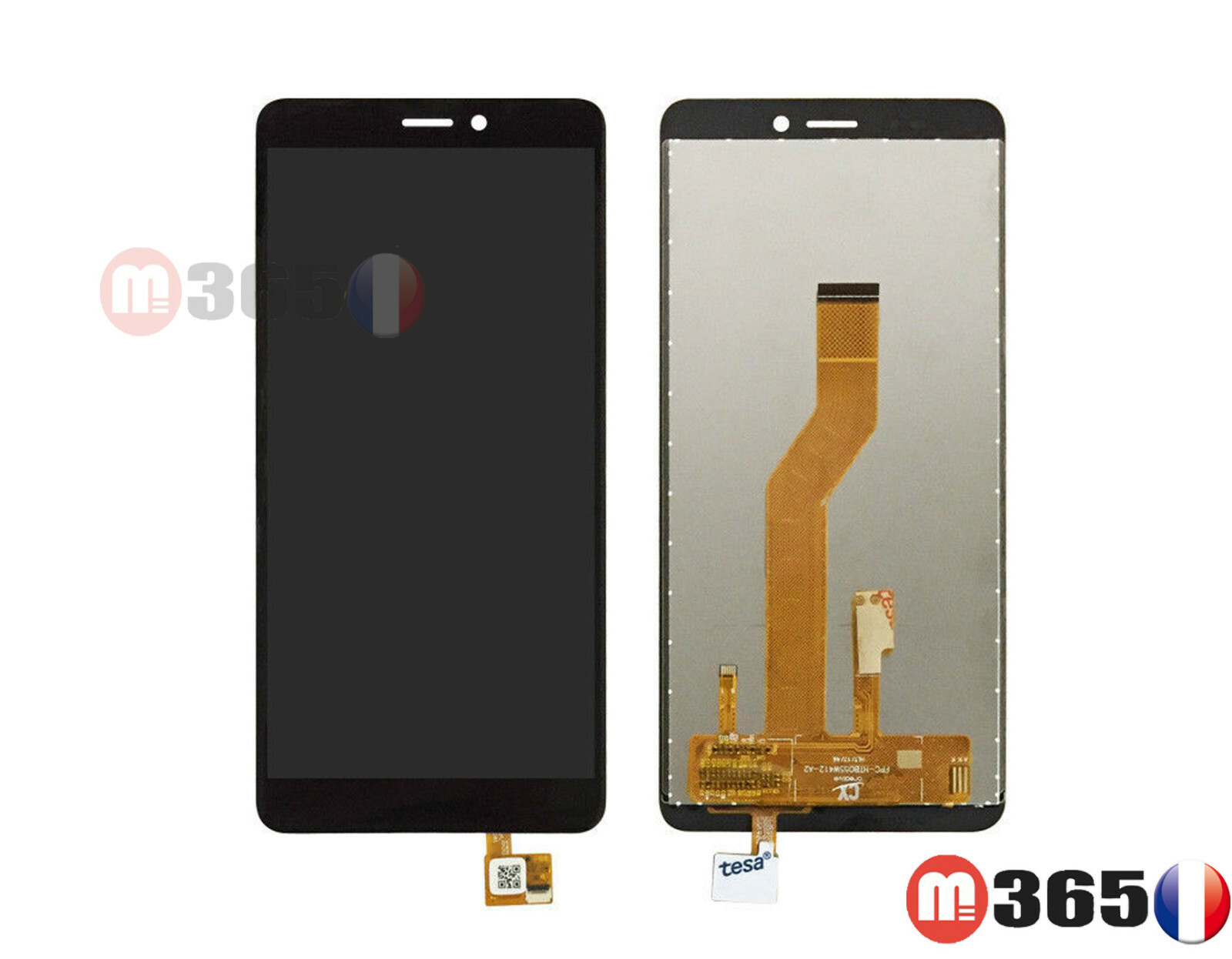 Réparer un écran cassé de Wiko Jerry 3 avec ce bloc LCD et tactile noir