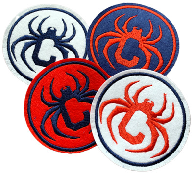 Cleveland Spiders Embroidered Iron-on Team Logo Patch