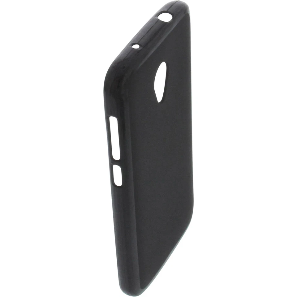 Borsa Per Alcatel U5 HD Custodia Per Smartphone Protezione Cover TPU Gomma Nero - Immagine 2 di 4