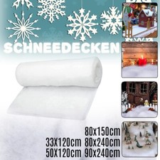 Artificial Fake Snow Blanket White Carpet For Christmas Village,Nativity,Crafts