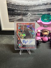 2021-22 Prizm Draft Picks Elyjah Goss Red Cracked Ice Rookie RC Auto #DP-EGO P86