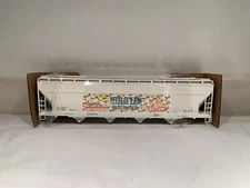 WEAVER 3-RAIL CHILDREN’S MIRACLE NETWORK 4 BAY CENTERFLOW COVERED HOPPER CAR!