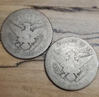 1908 O And D Barber Half Dollar Pair AG *Q80