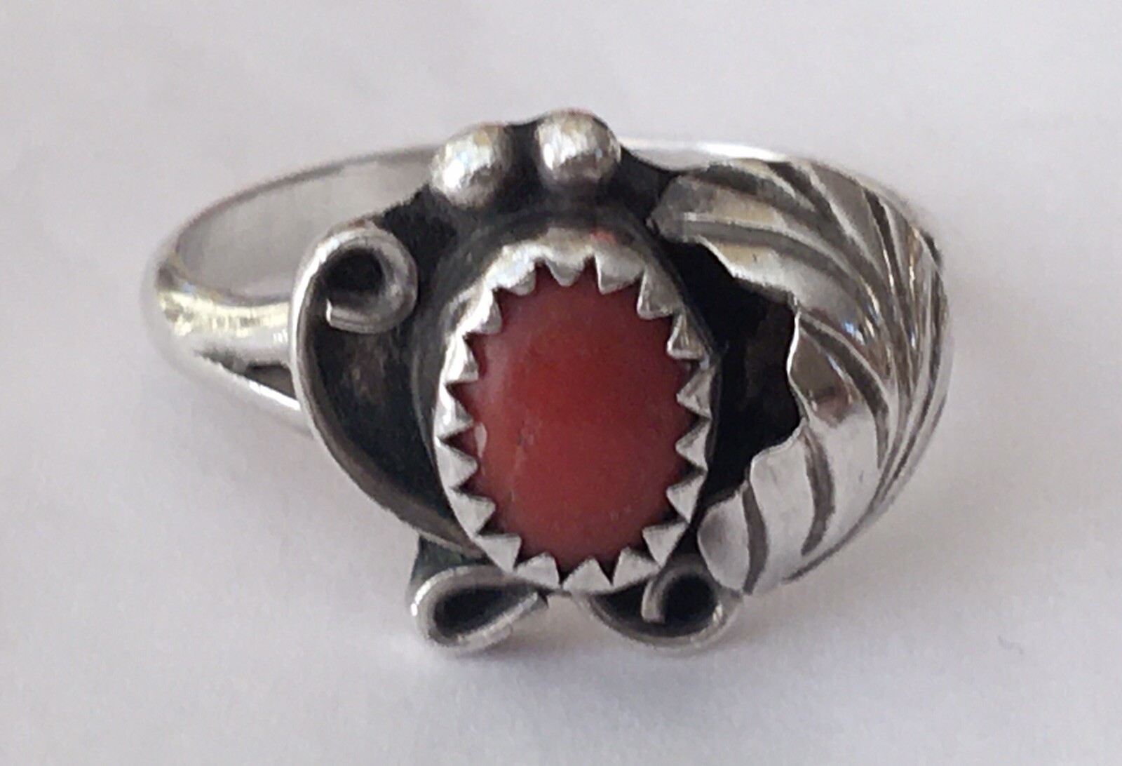 Native 925 Estate Sterling Silver Split Shank Bea… - image 3