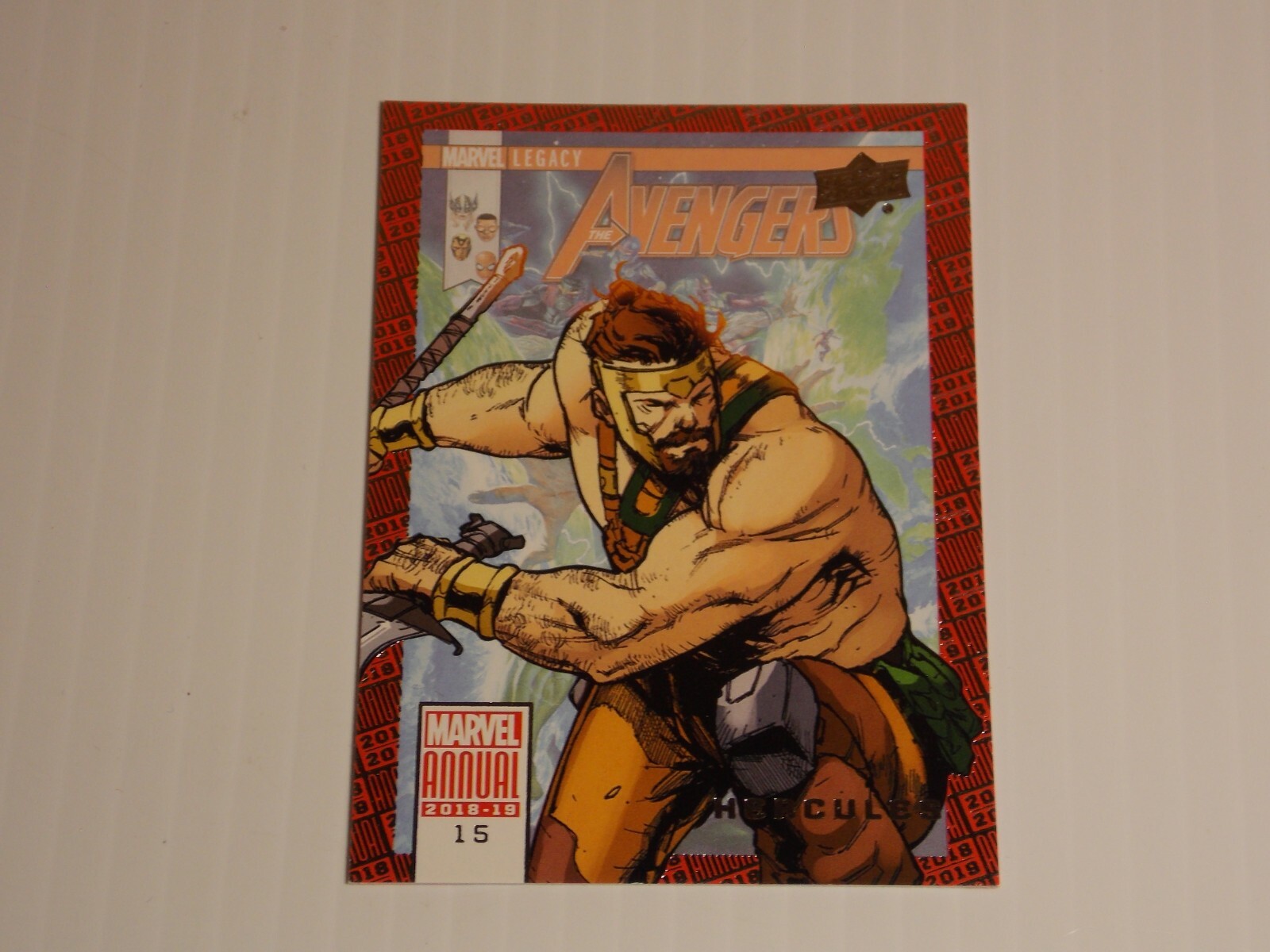 MARVEL ANNUAL HERCULES / 2018-2019 Upper Deck 2019 Trading Card #15