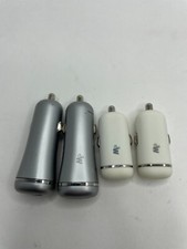 4x Just Wireless  USB A  USB C Dual Car Charger 30W / 5.4AMP 18W Slate Gray