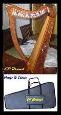 CP BRAND NEW 22 STRING 33" HIGH HARP WITH LEVERS FREE CARRY BAG & SHIP IN USA