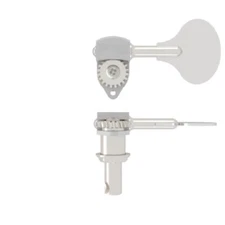 Hipshot Ultralite USA Single Tuner HB6L Lollipop 3/8 Satin Chrome - Bass Side