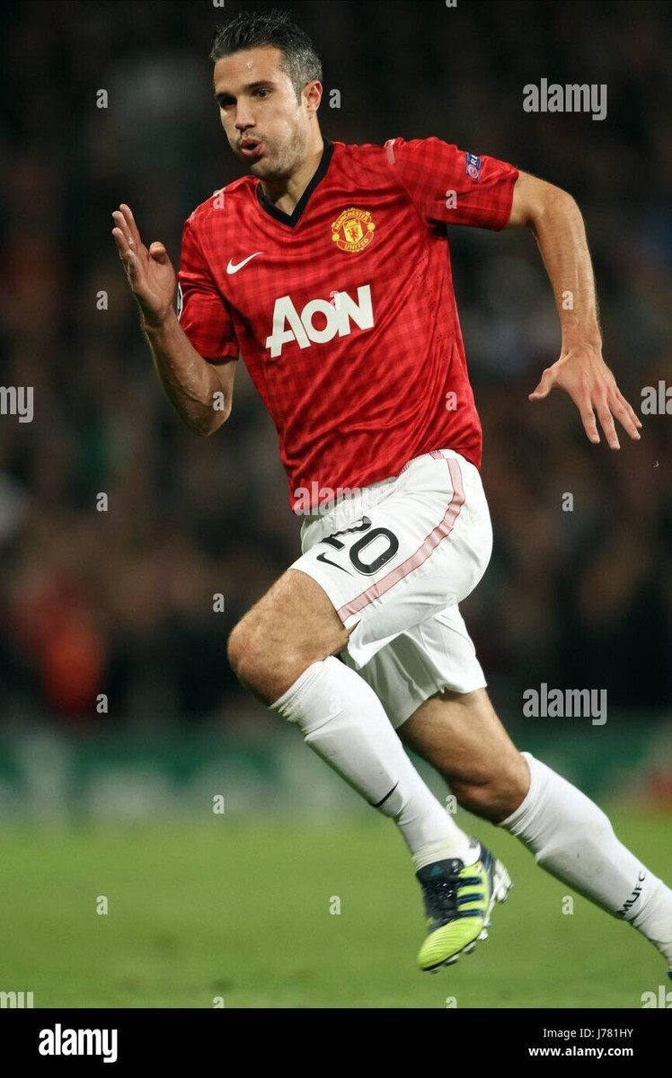 Maillot Manchester United #19 Van Persie 2012 - Taille L - Occasion En Bon état