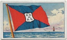 11/1105 SAMMELBILD  FLAGGE LEUCHTURM NORDDEUTSCHE HOCHSEEFISCHEREI WESERMÜNDE