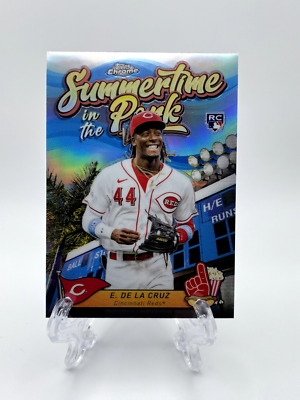2024 Topps Chrome Elly De La Cruz Summertime In The Park Rookie