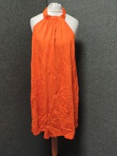 Asos Halter Neck Sundress Bright Orange UK 10 LN035 CC 07