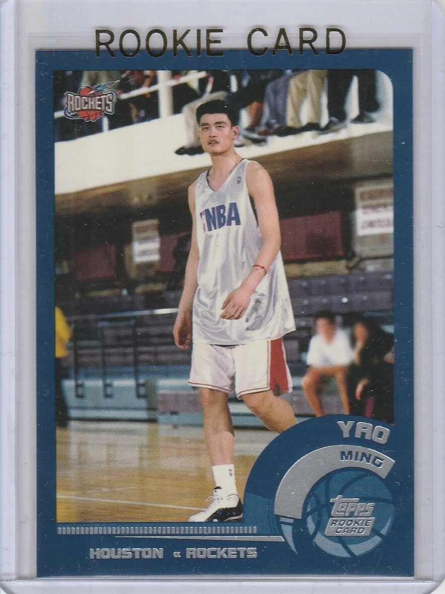 Topps Yao Ming Basketball Rookie Sports Trading Cards