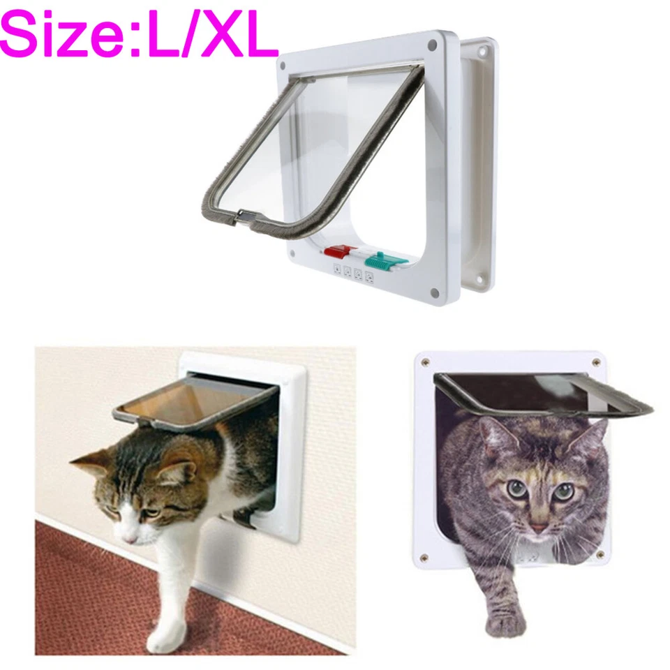 ANIMONDA Katzenklappe Hundeklappe mit Tunnel PetSafe Haustiertür Katzentür Cat Door DE-