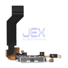 White Charging Port/dock Mic/Microphone Flex Cable for Iphone 4S/4GS