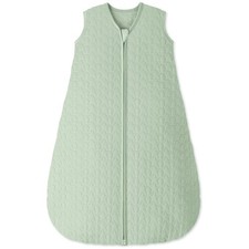 Unnivoll Baby Sleep Sack 0-6M 1.0 Tog Cotton Wearable Blanket Quilted Two-Way Zi