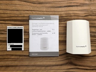 Homematic IP Temperatur & Luftfeuchtigkeitssensor außen HmIP STHO (150573A0)