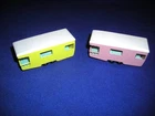 2 - MATCHBOX No.23 TRAILER CARAVAN / Yellow + Pink - By Lesney 12 Pictures LOOK