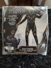 Black Panther Wakanda Forever Child Costume Size M/M 8-10 Jazwares New In Pack