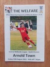 2021/22 - Blidworth Welfare v Arnold Town - Central Midlands Programme - 13.8.