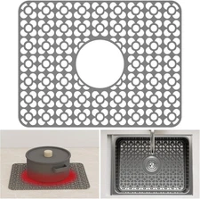 TOOVEM Kitchen Sink Mats, Sink Protectors for Kitchen Sink, 11.5 x 16.2 Inch