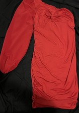 One Sleeveless Dress Red