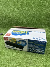 Apex Digital DT502 TV Converter Box Analog Pass Through With Remote - NOB.  s3