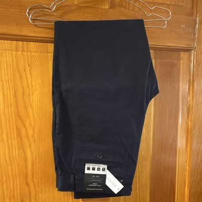 Banana Republic Rapid Movement Navy Chino Pants Skinny Fit 36W Stretch