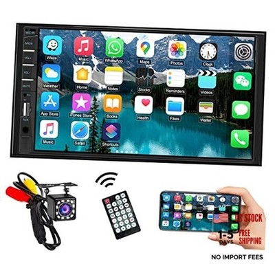 Car Stereo Double Din Radio with Bluetooth, Car Car MP5 Player(No CarPlay)