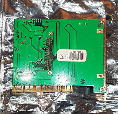 SD-PCI-PCM-G PCI Disk Controller Adapter Card, 1-Port PCMCIA Interface