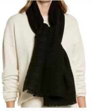 Sciarpa/avvolgente grande in maglia di cashmere Nordstrom. Taglia unica. 24" x 78".