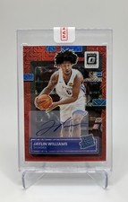 2022-23 DONRUSS OPTIC CHOICE JAYLIN WILLIAMS Red Mojo Rookie Auto #246 RC Sealed