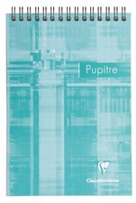 Clairefontaine Wirebound Notepad - Ruled 80 sheets - 5 3/4 x 8 1/4 - Assorted