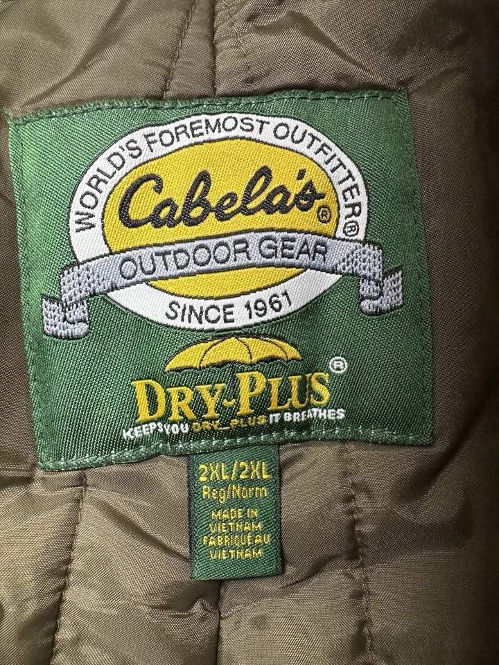 Охотничьи штаны Cabela's мужские 2XL RealTree камуфляжные изолированные AP HD бант охотничьи теплые - Изображение 2 из 4